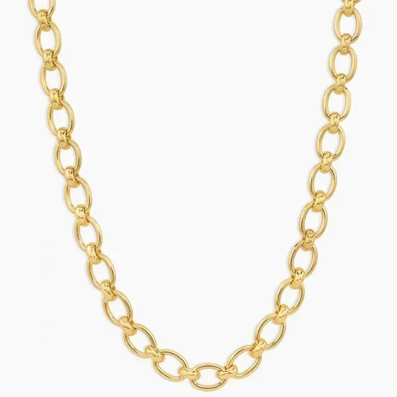 GORJANA 18k Gold Plated Ace Necklace